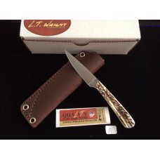 L.T. Wright Handcrafted Knives - Coyote - Stag Handles - A