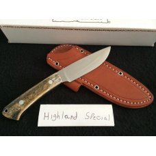 Bark River Knives - Highland Special - Green Camel Bone