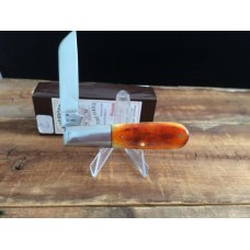 Schatt and Morgan - #69 Barlow - Single Sheepsfoot Blade - Smooth Burnt Orange Bone Handles - C Schatt and Morgan - #69 Barlow - Single Sheepsfoot Blade - Smooth Burnt Orange Bone Handles - C