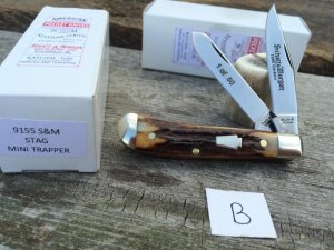 Schatt and Morgan - Keystone Series - 51T Mini Trapper - Torched Stag - NEW