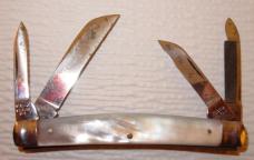 UNION Cutlery CO. OLEAN N.Y. - 4 Blade Pearl Congress Pen UNION Cutlery CO. OLEAN N.Y. - 4 Blade Pearl Congress Pen