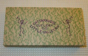 CATTARAUGUS CUTLERY CO. - Stick Indian Figures Scissors Box