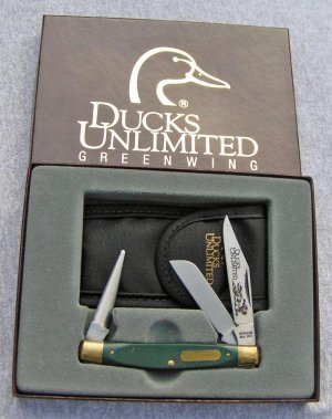 Schrade 36OT Ducks Unlimited Greenwing