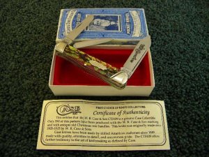 Case Classic 1990 CT3109 Xmas Tree Celluloid Whittler