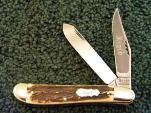 Rigid RG-18 Stag Trapper Knife Solingen Germany