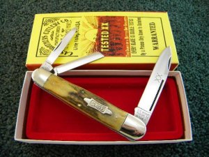 Case Classic 1990 53091 Large Stag Split Backspring Whittler