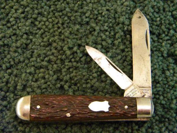 John Primble India Steel Works Bone Jack Knife - Pre 1940's John Primble India Steel Works Bone Jack Knife - Pre 1940's