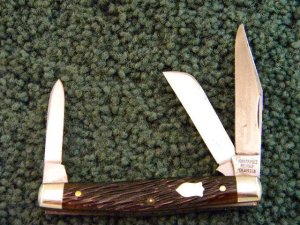 John Primble Belknap HDW & MFG Co. 915 Peachseed Bone Stockman - 1950's