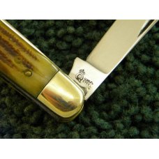 Queen #56 Winterbottom Bone Swell Center Queen Steel Tang Stamp No Etch - 1954-1957 Queen #56 Winterbottom Bone Swell Center Queen Steel Tang Stamp No Etch - 1954-1957
