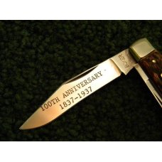 Rare Boker Bone Jack 100th Anniversary Etch 1837-1937 Mint Rare Boker Bone Jack 100th Anniversary Etch 1837-1937 Mint