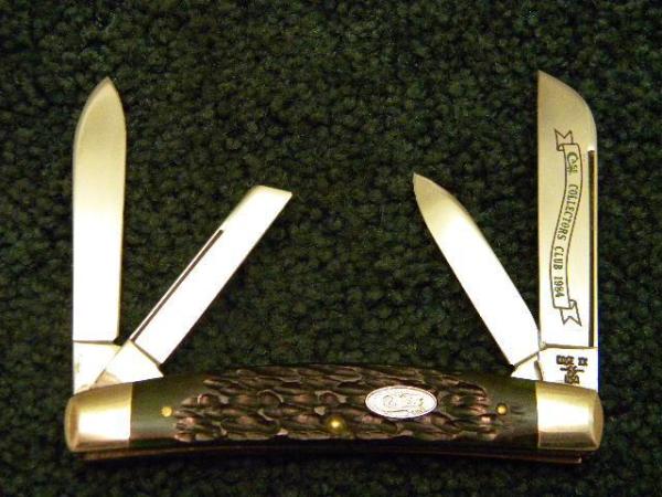 Case XX SS USA 6 Dot 1984 664088 Green Bone Congress 1984 Case Cllectors Club Knife Case XX SS USA 6 Dot 1984 664088 Green Bone Congress 1984 Case Cllectors Club Knife