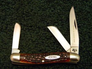 Case XX Stainless USA 6318 H.P. SSP Bone 3 Blade Stockman 1965-69