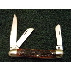 Case XX Stainless USA 6318 H.P. SSP Bone 3 Blade Stockman 1965-69 Case XX Stainless USA 6318 H.P. SSP Bone 3 Blade Stockman 1965-69