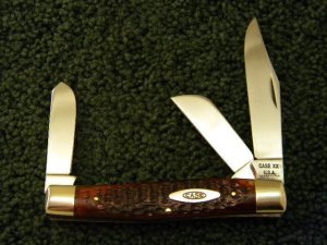 Case XX USA 10 Dot (1970) 6375 Bone Large Stockman