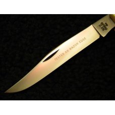 Case XX Stainless USA (1965-69) 62048 SP SSP Bone Farmers Knife Polished Edge Etched Case XX Stainless USA (1965-69) 62048 SP SSP Bone Farmers Knife Polished Edge Etched