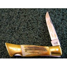 Col. Coon Tenn. USA Stag Lockback 1981 NTKCA Club Knife Col. Coon Tenn. USA Stag Lockback 1981 NTKCA Club Knife