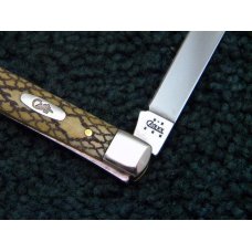 Case XX 2004 USA 6185 SS Snake Skin Bone Doctors Knife - Mint Case XX 2004 USA 6185 SS Snake Skin Bone Doctors Knife - Mint