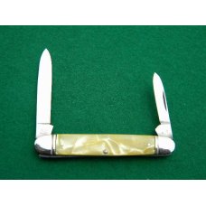 Boker USA Tree Brand 1428 Cracked Ice Etched 2 Blade Pen - C. 1960's Boker USA Tree Brand 1428 Cracked Ice Etched 2 Blade Pen - C. 1960's