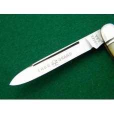 Boker USA Tree Brand 1428 Cracked Ice Etched 2 Blade Pen - C. 1960's Boker USA Tree Brand 1428 Cracked Ice Etched 2 Blade Pen - C. 1960's