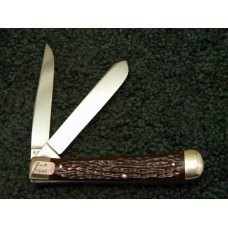 Rare Case XX USA 1965-69 6254 Trapper, Muskrat Blade Stamped 6254, Second-Cut Bone - MINT Rare Case XX USA 1965-69 6254 Trapper, Muskrat Blade Stamped 6254, Second-Cut Bone - MINT
