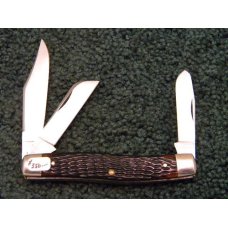 Schrade Walden NY USA 881 Bone 3 Blade Stockman - C. 1950's - MINT Schrade Walden NY USA 881 Bone 3 Blade Stockman - C. 1950's - MINT