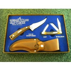 Schrade Old-Timer Gift Set 34OT and 152 OT w/Sheat - NIB Schrade Old-Timer Gift Set 34OT and 152 OT w/Sheat - NIB