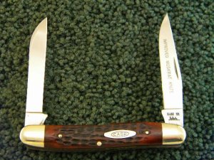 Case XX USA 9 Dot (1971) Bone Hawbaker Muskrat - Mint