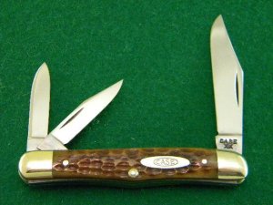 Case XX 1940-55 6308 Green Bone Whittler - Mint
