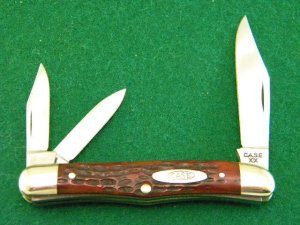 Case XX 1940-50's 6308 Red Bone Whittler - Mint