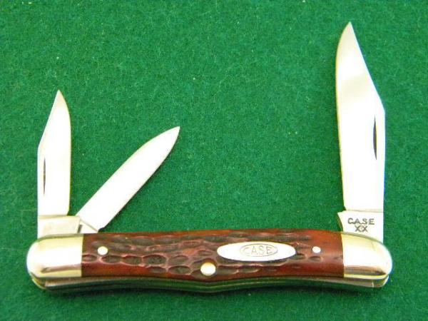Case XX 1940-50's 6308 Red Bone Whittler - Mint