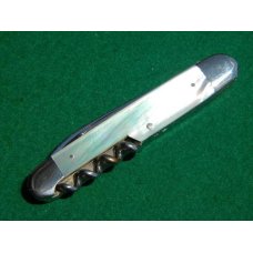 E Bruckmann Ohligs-Solingen, Germany Pearl Corkscrew - C. 1891-1956 E Bruckmann Ohligs-Solingen, Germany Pearl Corkscrew - C. 1891-1956