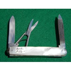 Case XX Stainless 1940-64 8364S Pearl 3 Blade w/Scissors - Mint Case XX Stainless 1940-64 8364S Pearl 3 Blade w/Scissors - Mint