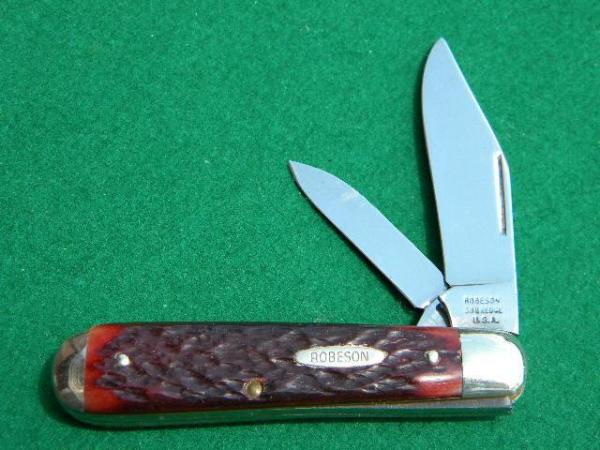 Robeson Shuredge USA Strawberry Bone Jack - C. 1950's Robeson Shuredge USA Strawberry Bone Jack - C. 1950's