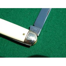 Schrade Walden NY USA 716 Imitation Piano Key Ivory Eqaul End - C. 1950's Schrade Walden NY USA 716 Imitation Piano Key Ivory Eqaul End - C. 1950's
