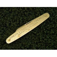 Napanoch Knife Co. NY USA Metal 2 Blade Advertising Knife - C. 1900-1919 Napanoch Knife Co. NY USA Metal 2 Blade Advertising Knife - C. 1900-1919