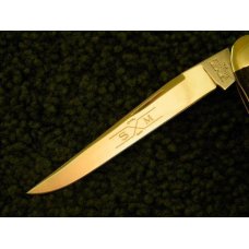 Schatt & Morgan 1990's Dark Brown Rogers Bone Toothpick Knife - NIB Schatt & Morgan 1990's Dark Brown Rogers Bone Toothpick Knife - NIB