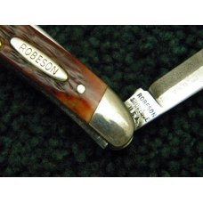 Rare Robeson Shuredge USA Strawberry Bone 623490 Serpentine Flame Edge - C. 1950's Rare Robeson Shuredge USA Strawberry Bone 623490 Serpentine Flame Edge - C. 1950's