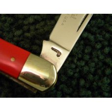 Queen # 48 Red Composition Whittler Queen Tang Stamp Etched - 1973-1975 Queen # 48 Red Composition Whittler Queen Tang Stamp Etched - 1973-1975