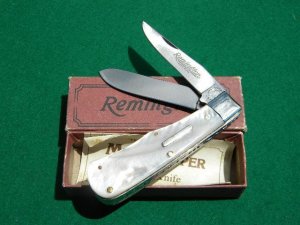 Remington 1991 R1178 Bullet Mini-Trapper - Customized with Pearl Handles and Fileworked