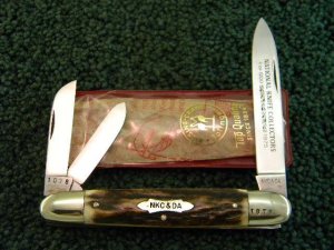 1975 NKCA Kissing Crane Germany Stag Whittler - 1st Knife in the NKCA Series