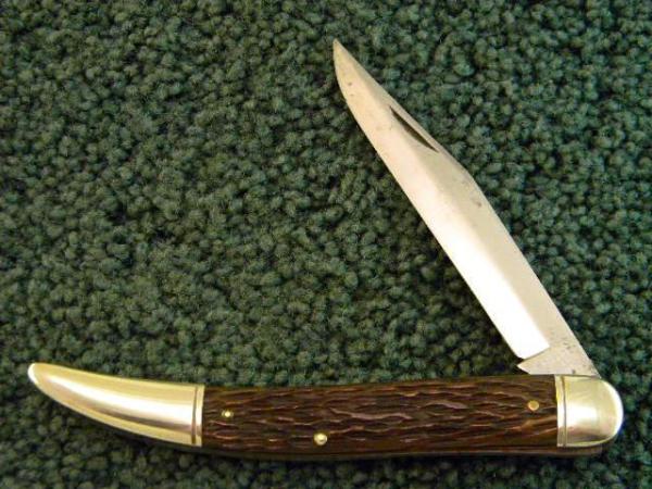 Schrade Cut. Co. Walden N.Y. Peachseed Bone Toothpick - C. 1904-1946 Schrade Cut. Co. Walden N.Y. Peachseed Bone Toothpick - C. 1904-1946