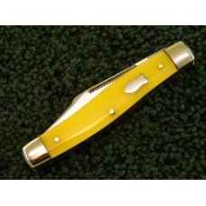 Schrade Walden NY USA 881Y Yellow Stockman - Mint Schrade Walden NY USA 881Y Yellow Stockman - Mint