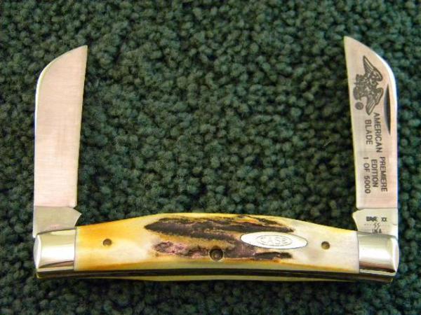 Case XX SS USA 8 Dot (1982) 5288 SSP Stag Half Congress American Blade Club Knife - Mint Case XX SS USA 8 Dot (1982) 5288 SSP Stag Half Congress American Blade Club Knife - Mint