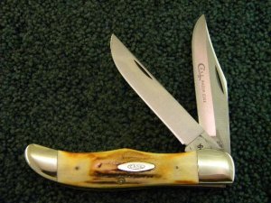 Case XX Stainles USA 4 Dot (1976) Stag 5265 SAB SSP Razor Edge Folding Hunter - Mint