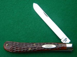 Case XX 1940-64 61048SP Red Bone Farmers Knife - Mint