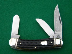 Bulldog Brand Solingen Germany 1993 Bone Sowbelly - Mint