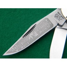 Bulldog Brand Solingen Germany 1993 Bone Sowbelly - Mint Bulldog Brand Solingen Germany 1993 Bone Sowbelly - Mint