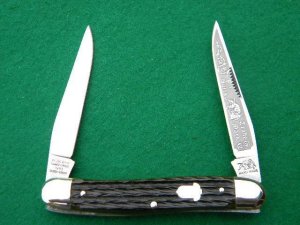 Bulldog Brand Solingen Germany 1993 Bone Muskrat - Mint