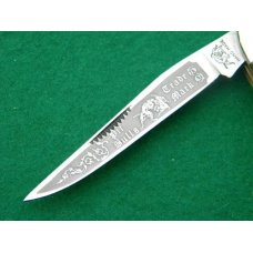Bulldog Brand Solingen Germany 1993 Bone Muskrat - Mint Bulldog Brand Solingen Germany 1993 Bone Muskrat - Mint