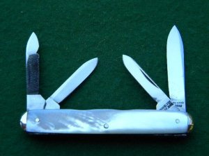 John Blyde Sheffield England 4 Blade Pearl Pen Knife C. 1873-1953